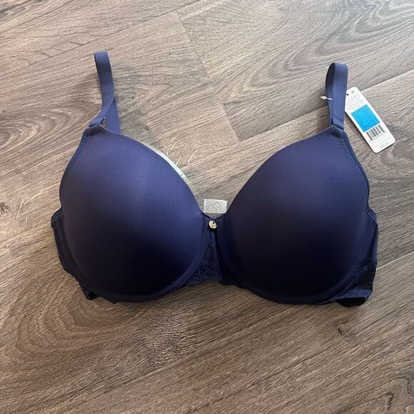 NATORI Midnight Navy Bliss Perfection Comfort Contour Bra - Picture 4 of 8